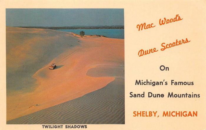 Mac Woods Dune Rides - Postcard (newer photo)